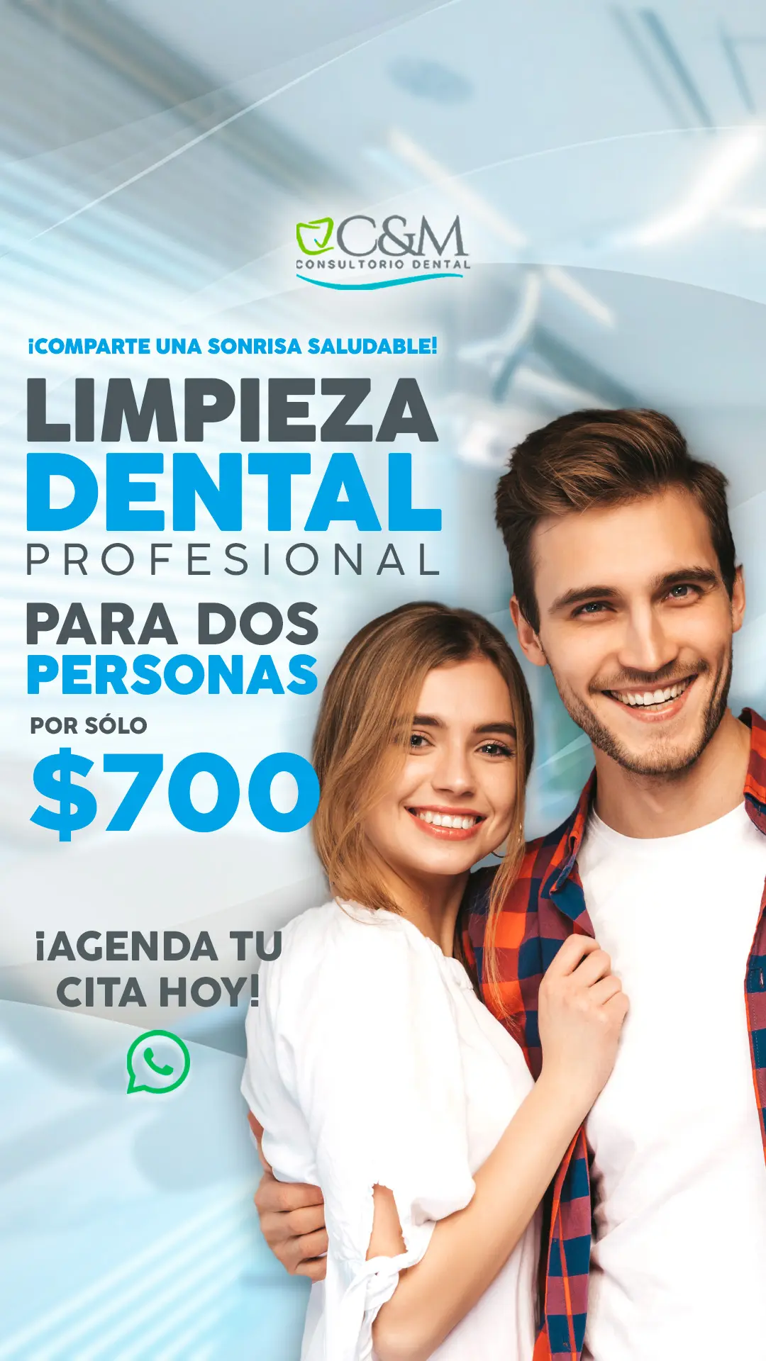 Limpieza Dental Banner Vertical