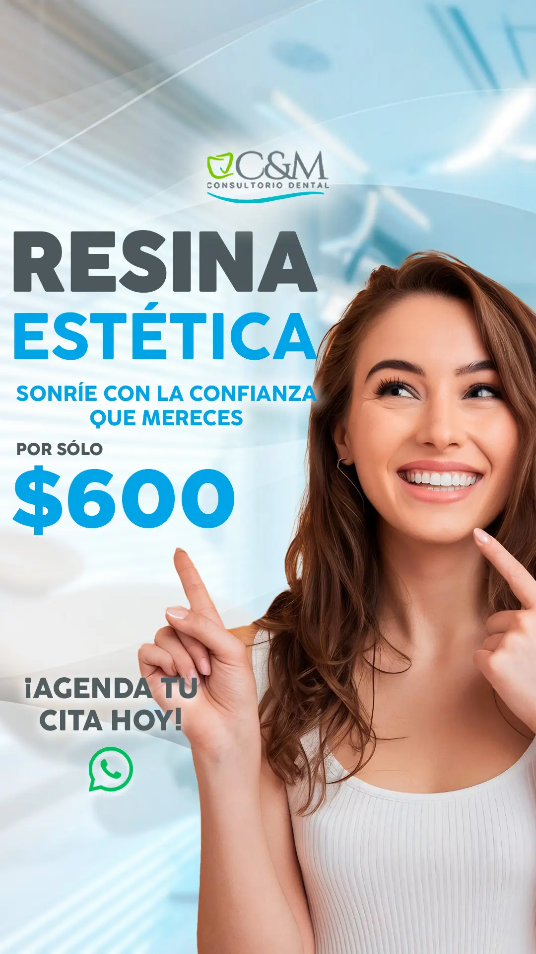 Resina Estética Banner Vertical