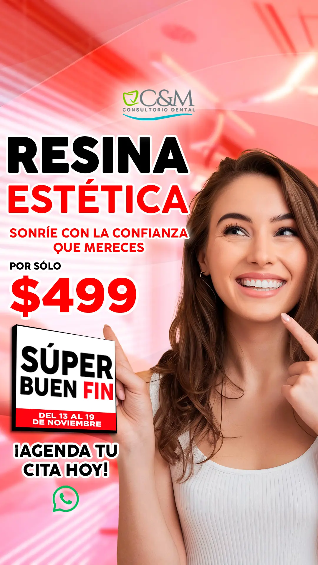 Resina Estética Banner Vertical