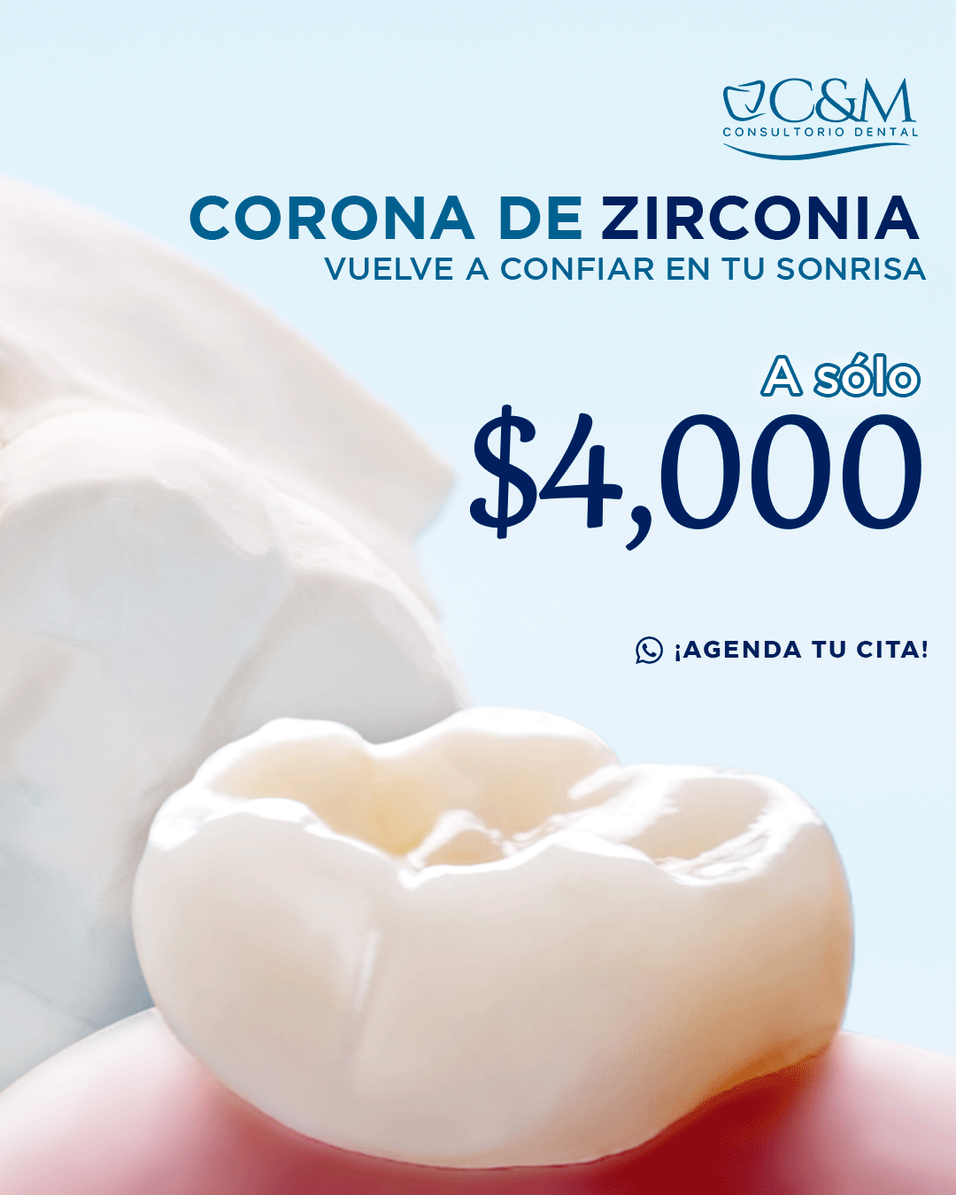 Corona de Zirconia Banner Vertical